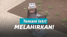 Suami Temani Istri Melahirkan