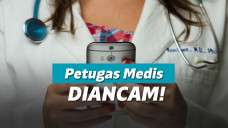 ilustrasi tenaga medis tangani pasien corona