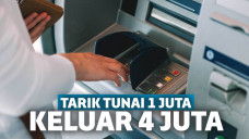 Tarik uang di ATM