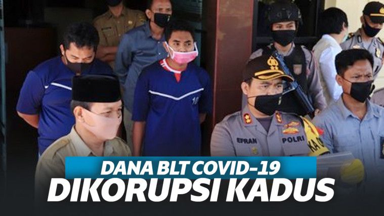 Korupsi BLT Untuk Covid-19, Kepala Dusun dan Anggota BPD Diamankan Polisi!
