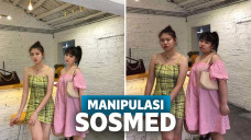 Influencer ini memperlihatkan kemampuan Photoshop yang mampu memanipulasi foto