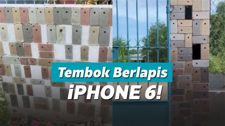 pagar rumah dilapisi iphone 6