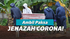 ilustrasi penguburan jenazah PDP Corona