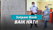 Satpam bantu nasabah disabilitas