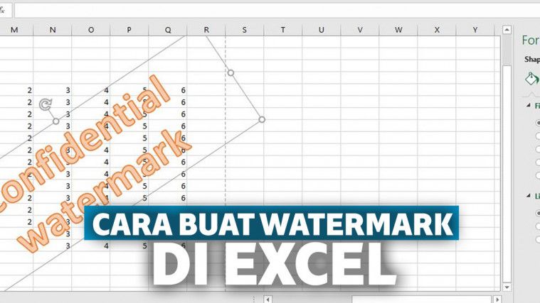 Cara Membuat Watermark Di Excel Dengan Tulisan Atau Logo