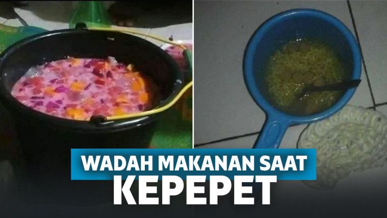Inilah wadah-wadah makanan yang tidak wajar dan bisa bikin kamu nggak selera makan.