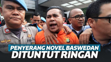 Heboh Terdakwa Penyerang Novel Baswedan Hanya Dituntut 1 Tahun Penjara