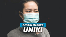 ilustrasi orang pakai masker