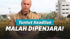 Luqman Ismail (kiri) ditangkap ketika menuntut keadilan terhadap putrinya yang diperkosa