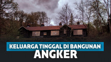 Ilustrasi bangunan angker