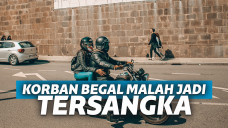 pria tersangka pembunuhan begal