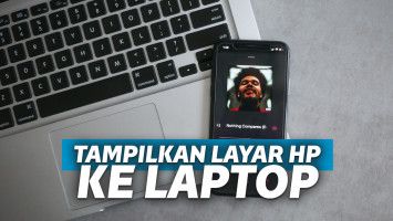 cara menampilkan layar hp ke laptop