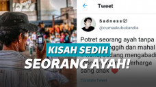 Momen haru seorang ayah yang abadikan momen penting sang anak dengan HP jadul