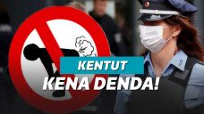 Ilustrasi larangan buang angin sembarangan