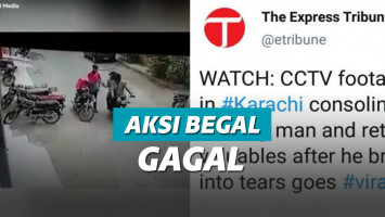 Viral begal yang urungkan niat jahatnya lantaran tak tega korban menangis