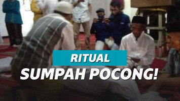 Pelaksanaan sumpah pocong di Masjid Madegan