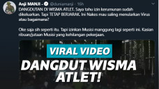 tangkapan layar dangdut wisma atlet