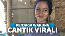 Penjaga warung cantik