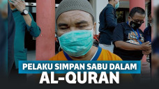 Pelaku diamankan petugas di Mapolrestabes Surabaya