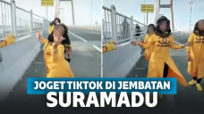 Aksi Berbahaya 3 Emak-emak Joget TikTok