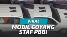 Ilustrasi adegan mesum di mobil bertanda PBB