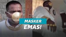 Pria kaya asal India membeli masker emas di tengah pandemi