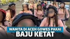 Pesepeda yang pakai baju ketat