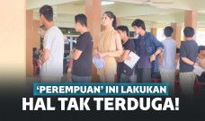 Perempuan ini lakukan hal tak terduga