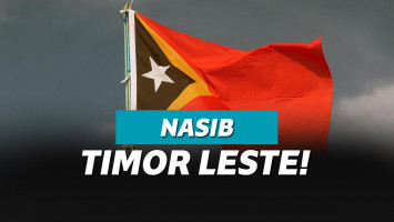 Ilustrasi bendera Timor Leste
