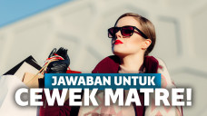 Ilustrasi cewek matre