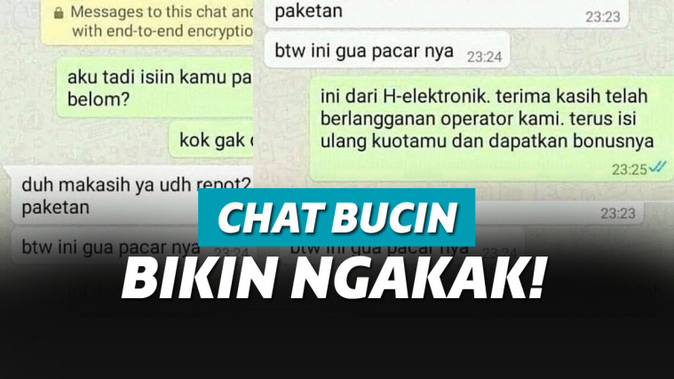 ilustrasi chat bucin