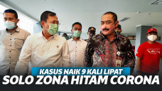 Kasus Naik 9 Kali Lipat, Walikota Sebut Solo Jadi Zona Hitam Covid-19