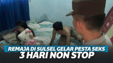 Miris! 8 Pasangan Remaja Mesum Digerebek, Ngaku Gelar Pesta Seks 3 Hari Non Stop