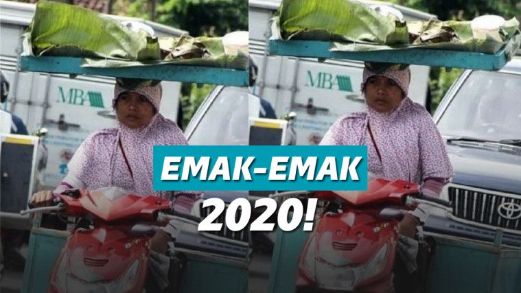 ilustrasi emak-emak