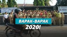 ilustrasi tingkah bapak-bapak konyol