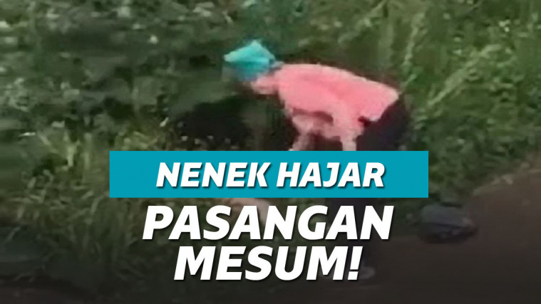 ilustrasi nenek hajar bokong pasangan yang ketahuan ngeseks