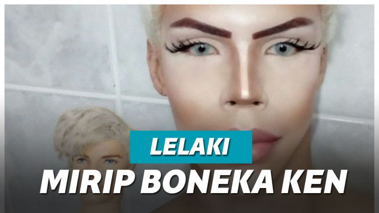 Felipe Adam andalkan make up demi terlihat seperti Ken