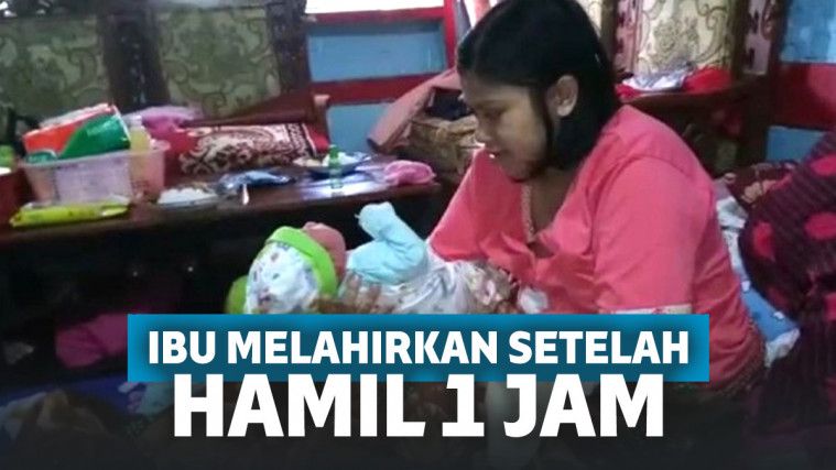 Ibu ini melahirkan bayi laki-laki