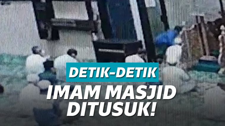 ilustrasi penusukan imam Masjid