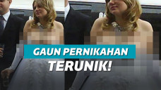 ilustrasi gaun pernikahan unik