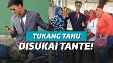 ilustrasi tukang tahu pake jas