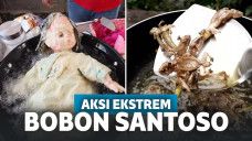 Aksi Nyeleneh YouTuber Bobon Santoso