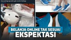 Barang belanja online yang hasilnya mengecewakan