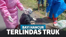 Bayi terlindas truk di Lamongan