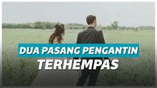 Sesi pemotretan pengantin sesaat sebelum ledakan di Beirut Lebanon