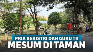 Guru TK dan pria beristri mesum di taman