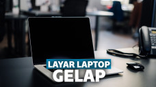 Layar Laptop Gelap