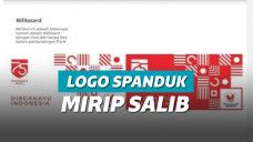 Spanduk HUT-RI dianggap mirip salib