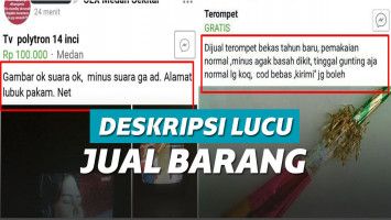 ilustrasi deskripsi lucu jual barang online shop