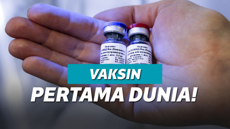 ilustrasi vaksin corona pertama dunia dari Rusia